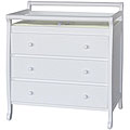 Emi 3-drawer White Dresser/ Changing Table