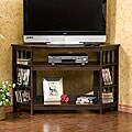 Lombardy Espresso Corner Media Stand