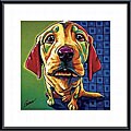 Ron Burns 'Morgan' Metal Framed Art Print
