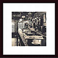 Alan Blaustein 'Caffe, Pamplona' Wood Framed Art Print