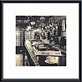 Alan Blaustein 'Caffe, Pamplona' Metal Framed Art Print