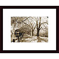 Derek Langley 'Hampstead Ponds, London' Wood Framed Art Print