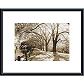 Derek Langley 'Hampstead Ponds, London' Metal Framed Art Print
