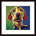 Ron Burns 'Morgan' Wood Framed Art Print