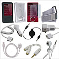 Case/ Headset/ Charger Accessory Bundle for Zune 80GB/ 120GB