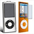 Belt Clip Crystal Case with Screen Protector for iPod Nano 4th Gen