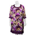 Rabbit Rabbit Rabbit Women's Plus Size Purple Swirl Dress