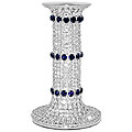 Isabella Adams 7-inch Crystallized Candle Holder