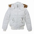 Dollhouse Girl's White Bomber Jacket