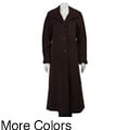 Ellen Tracy Women's Single-breasted Long Coat