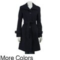 Ellen Tracy Women's Single-breasted Belted Coat