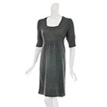 JFW Women's Grey Smocked Sweater Dress