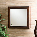 Espresso Square Wall Mount Jewelry Armoire