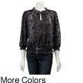 Violet & Claire Women's Keyhole Shirt