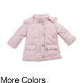 KC Collection Infant Girls' Cherry Embroidered Jacket