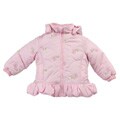 KC Collections Infant Girl's Daisy Embroidered Jacket