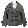 KC Collections Girl's Houndstooth Peacoat