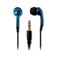 EarPollution Plugz EPD33-Blue/ Black Ear Buds