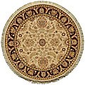 Hand-knotted Silva Wool Rug (12' Round)