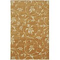 Hand-knotted Pulver Wool Rug (5'6 x 8'6)