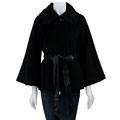 1 Madison Women's Dolman Sleeve Belted Wool Jacket