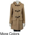 Nautica Women's Toggle Coat with Hood