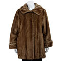 Jones New York Women's Plus Size Faux Fur Coat