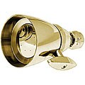 Lifetime Polished Brass 3-inch Adjustable Showerhead