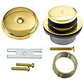 Polished Brass Tip-toe Tub Waste/ Drain Trim Kit