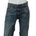 X-Ray Men's Black Label Medium Blue Studded Jeans