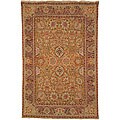 Heirloom Hand-spun Kashan Gold Wool Rug (8' x 10')