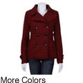 KC Collections Women's Houndstooth Coat