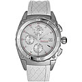 Seiko Sportura Women's Diamond White Leather Strap Watch