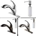 Kraus Pull-out Kitchen Faucet and Soap Dispenser Combo