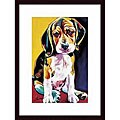 Ron Burns 'Otis' Wood Framed Art Print