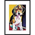 Ron Burns 'Otis' Metal Framed Art Print