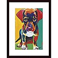 Ron Burns 'Toby' Wood Framed Art Print
