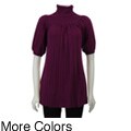 After the Rain Women's Short-sleeve Pleated Tunic