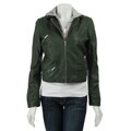 Black Rivet Women's Leather Blazer