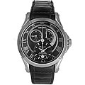 Seiko Men's Kinetic Premier Chronograph Black Dial Watch