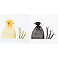 24k Gold and Black Swirly Hair Clip Sets (Case of 2 Sets)