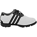 Adidas Men's Black/ White Traxion Lite Golf Shoes