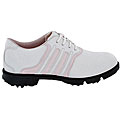 Adidas Women's White/ Pink Traxion Lite Size 9 Medium Golf Shoes