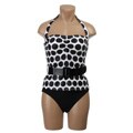 Jantzen Women's Black Printed Halterkini
