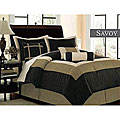 Savoy Handcrafted 7-piece Faux Silk Comforter Set