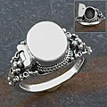 Sterling Silver 'Locket' Ring (Thailand)