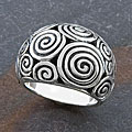 Handmade Sterling Silver 'Swirls' Ring (Thailand)