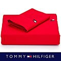 Tommy Hilfiger Cardinal Red 3-piece Sheet Set