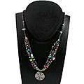 Silverplated Copper Beaded Elegance Necklace (Kenya)