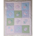 Flowers and Bugs Baby Quilt